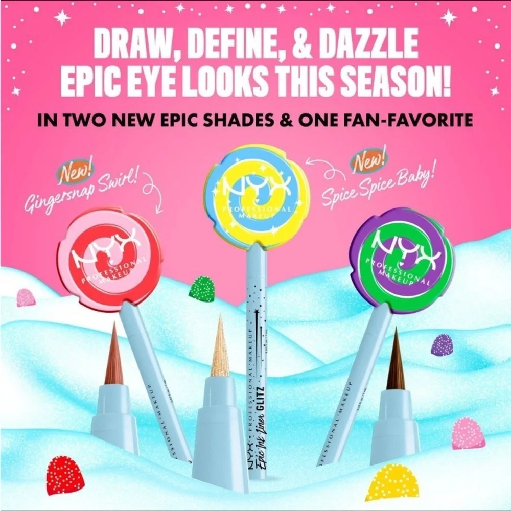 NYX Professional Makeup Holiday Candy Swirl Eyeliner Gingersnap Swirl